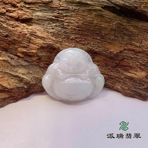 派瑞翡翠 翡翠佛 糯种 飘翠 商品图0