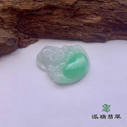 派瑞翡翠 翡翠佛 糯种 飘翠 商品图3