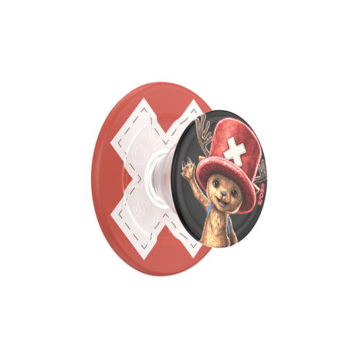 【奇航之心】蓝鼻子的万能药·MagSafe圆啪嗒 泡泡骚 x ONE PIECE MAGSAFE磁吸手机气囊支架 Round圆啪嗒系列 红色 乔巴 商品图0