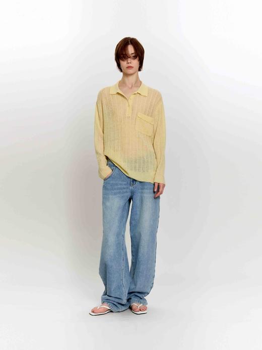 绞花polo针织 商品图0