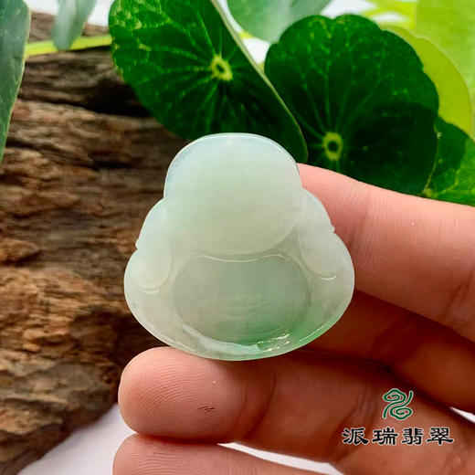 派瑞翡翠 翡翠佛 糯种 飘翠 商品图2