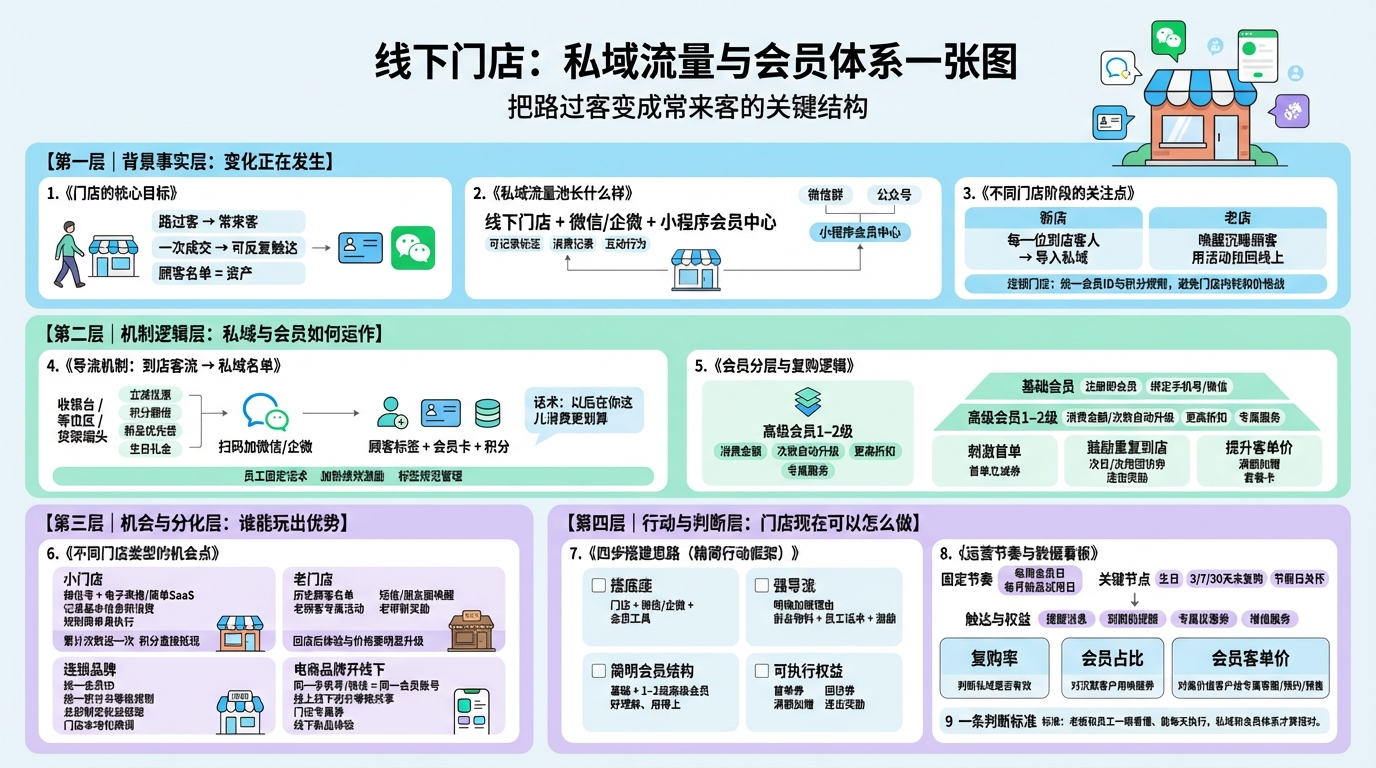 一、线下门店私域流量池到底搭什么？