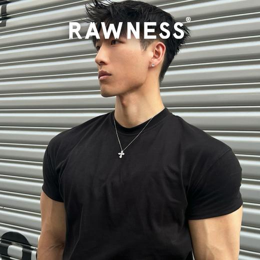 Rawness/契健 星芒梯形钻/花瓣马眼钻 十字项链 商品图7