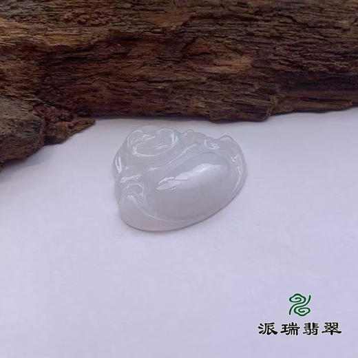 派瑞翡翠 翡翠佛 糯种 白色 商品图3