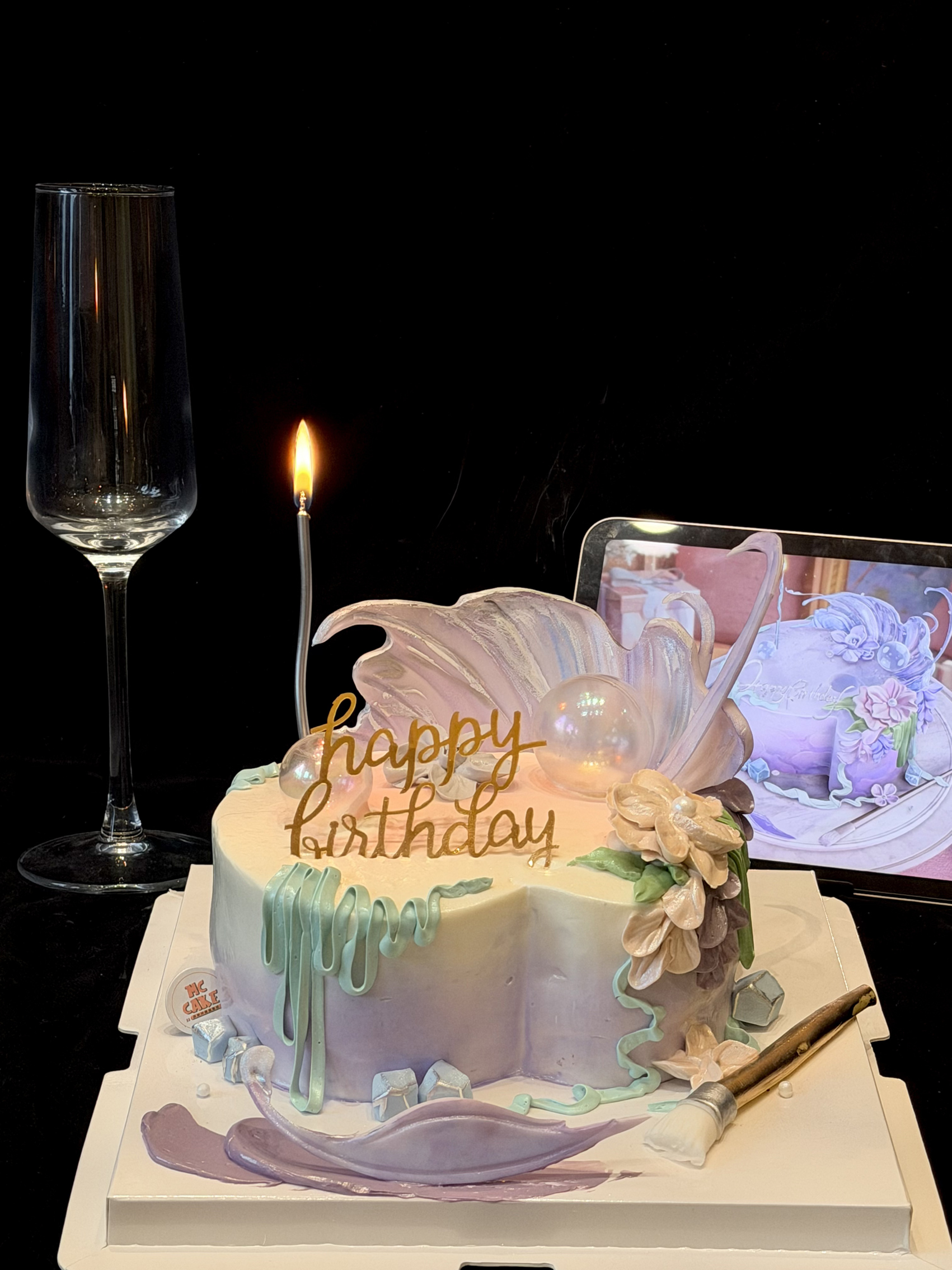 2026恋与深空/祁煜生日蛋糕【单层夹心】