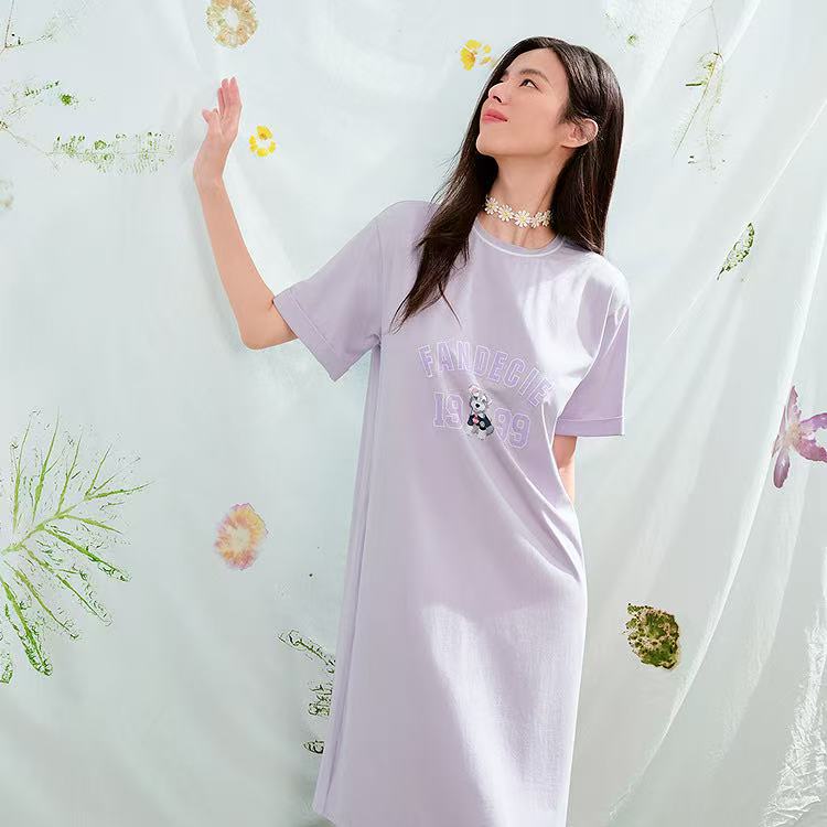 芬狄诗女装针织睡裙[广北]女服4月