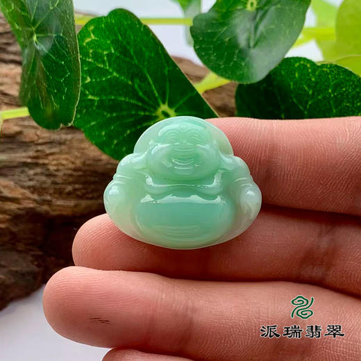 派瑞翡翠 翡翠佛 糯种 飘翠 商品图1