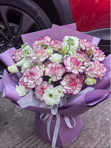 紫精灵花束 商品图0