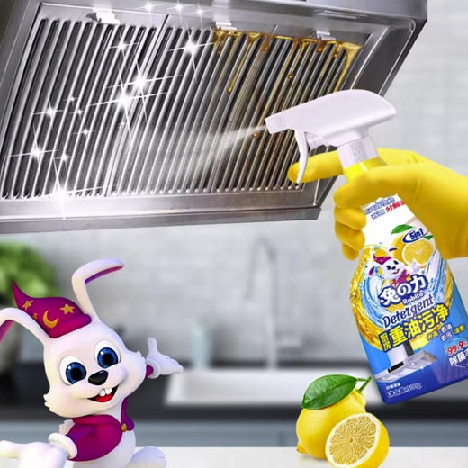 兔之力厨房重油污净（柠檬清香）500g*2 商品图2