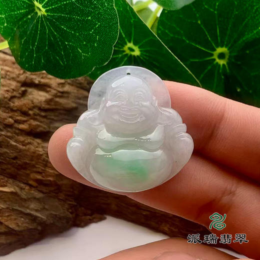 派瑞翡翠 翡翠佛 糯种 飘翠 商品图1