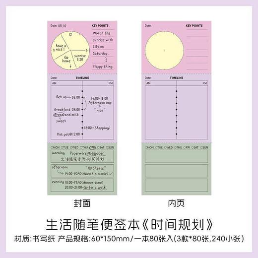 PaperMore可书写便签本 生活随笔系列 手账素材办公室留言便签本 商品图2
