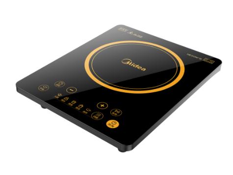 美的（5108247）电磁炉 双层大线盘 大火力加热快 酷薄机身 汉森高强面板 人性化暂停功能 4D防水 C22-HT2218HM 商品图1