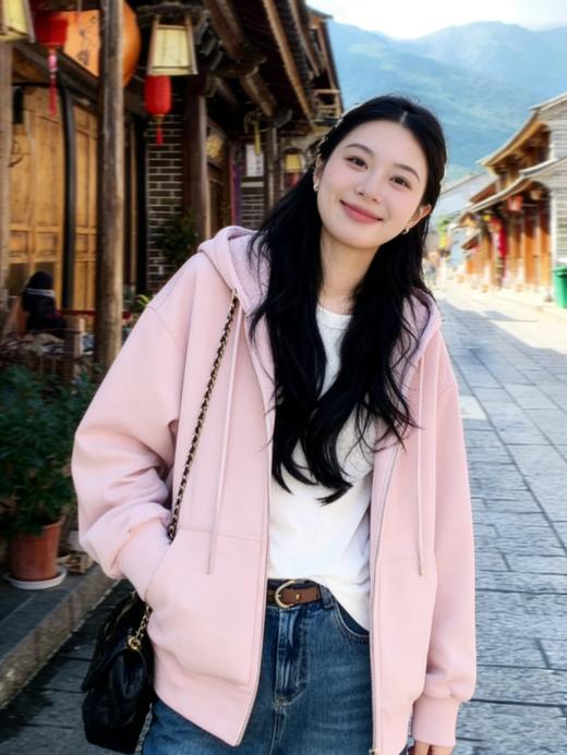 现货 臣禾	【三好卫衣】连帽休闲拉链外套	9261010275 商品图0