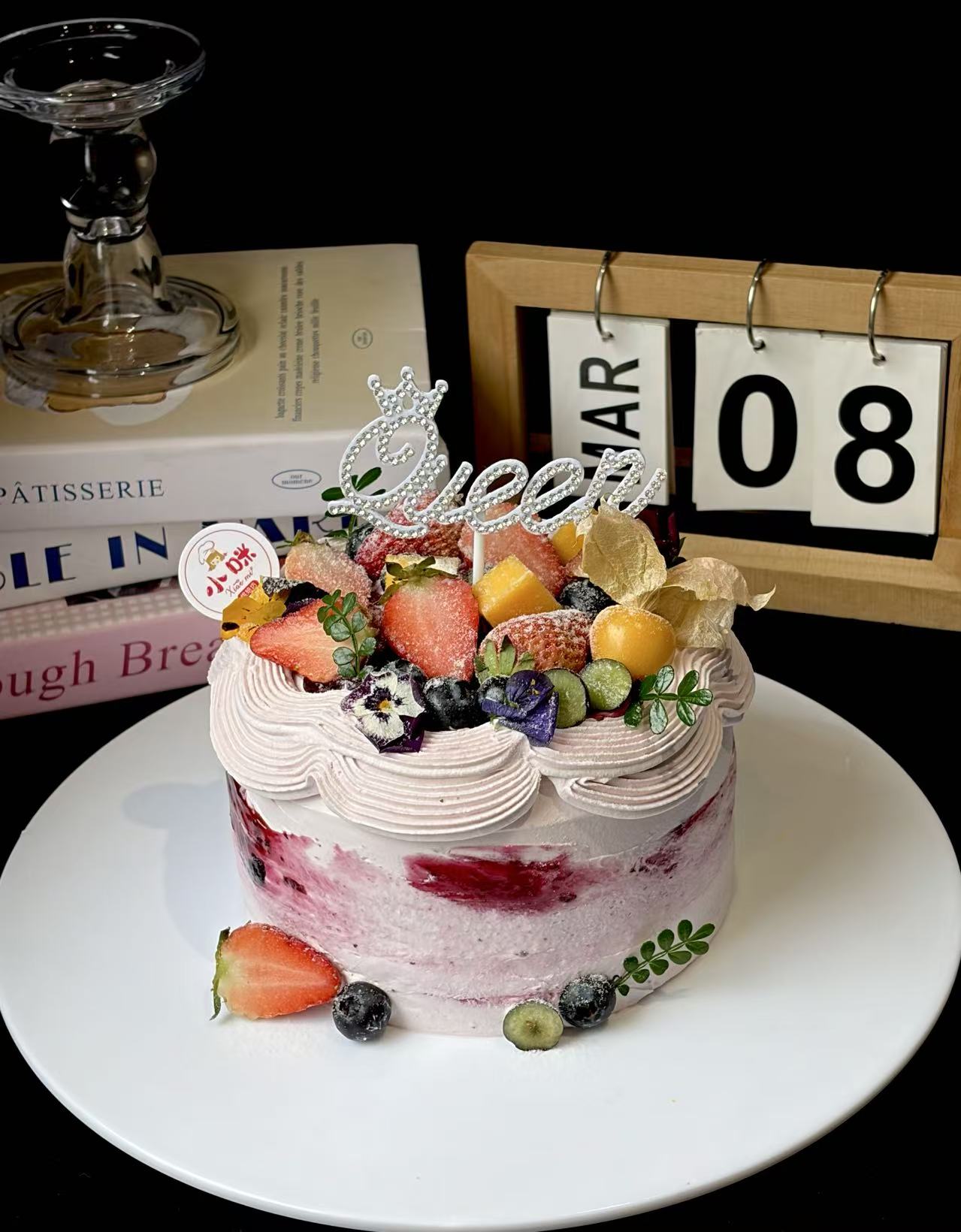 【女神节限定】 花漾莓心（一层蓝莓，一层布蕾布丁夹心）