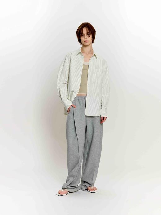 条纹宽松衬衫 商品图0