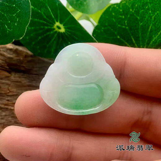 派瑞翡翠 翡翠佛 糯种 飘翠 商品图2