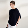 EITIE爱特爱温柔一字领慵懒宽松显瘦蝙蝠袖短袖T恤2026夏季新款B2601214 商品缩略图4