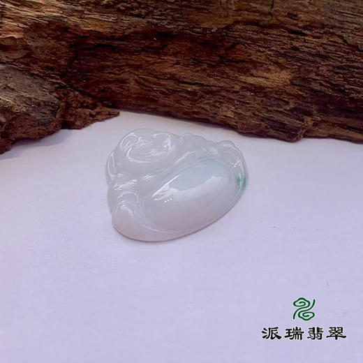派瑞翡翠 翡翠佛 糯种 飘翠 商品图3