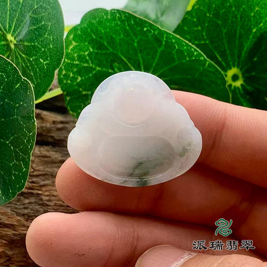 派瑞翡翠 翡翠佛 糯种 飘翠 商品图2