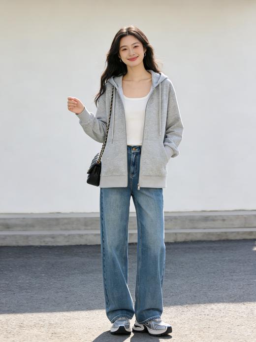 现货 臣禾	【三好卫衣】连帽休闲拉链外套	9261010275 商品图5