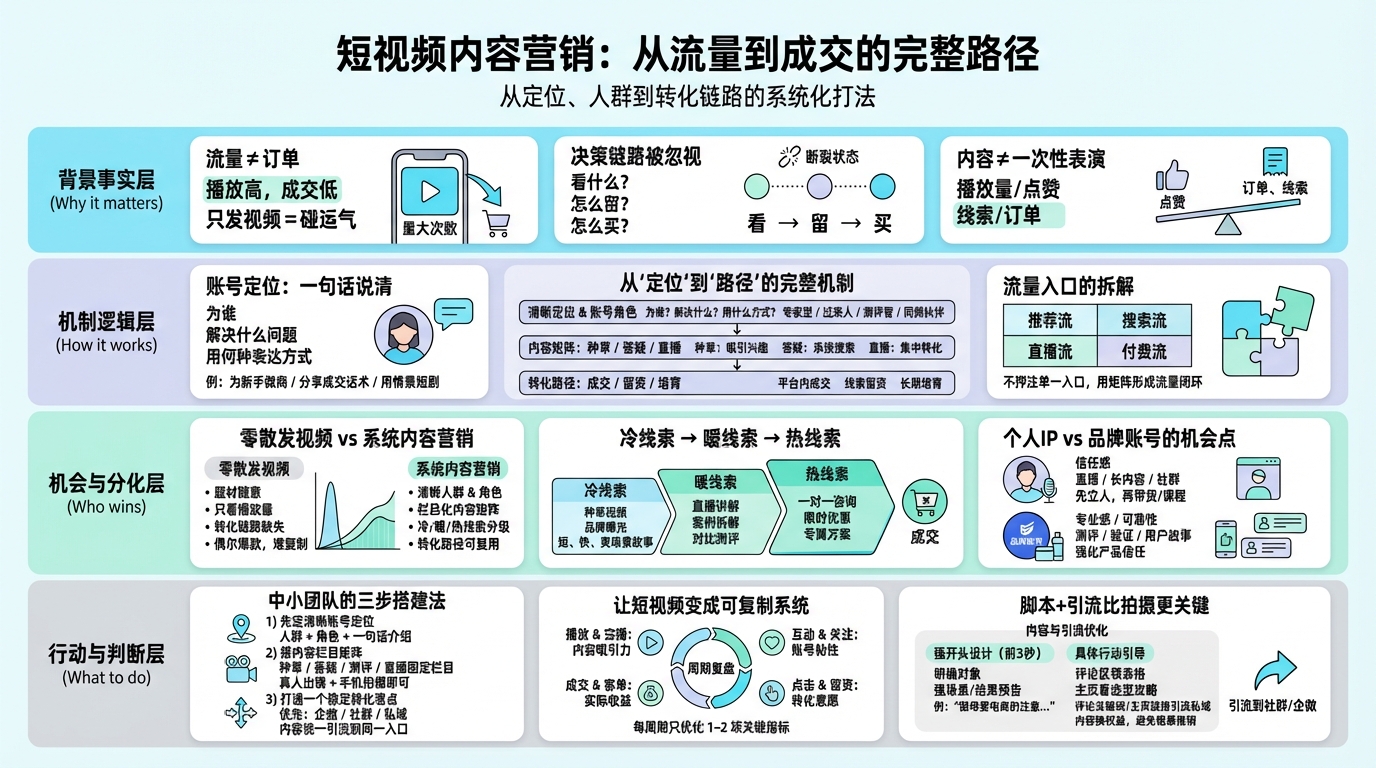 一、短视频营销从哪开始？先定清楚人群和账号角色