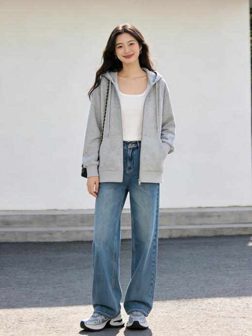 现货 臣禾	【三好卫衣】连帽休闲拉链外套	9261010275 商品图4