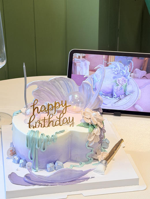 2026恋与深空/祁煜生日蛋糕【单层夹心】 商品图2