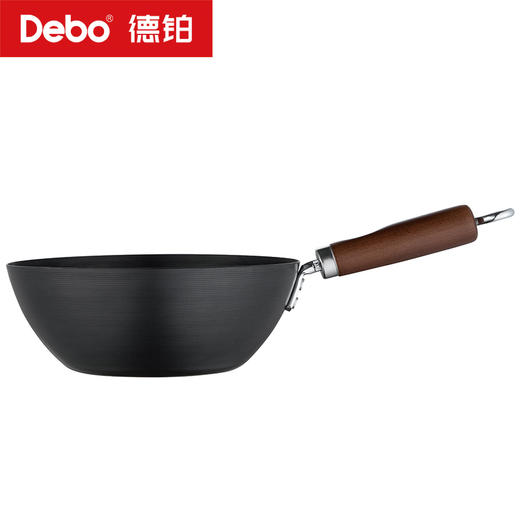 Debo德铂-欧岱拉炒锅 室氮防锈铁锅 商品图6