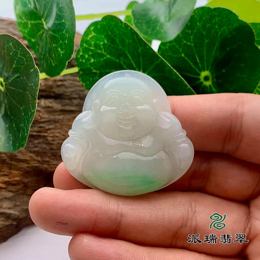 派瑞翡翠 翡翠佛 糯种 飘翠 商品图1