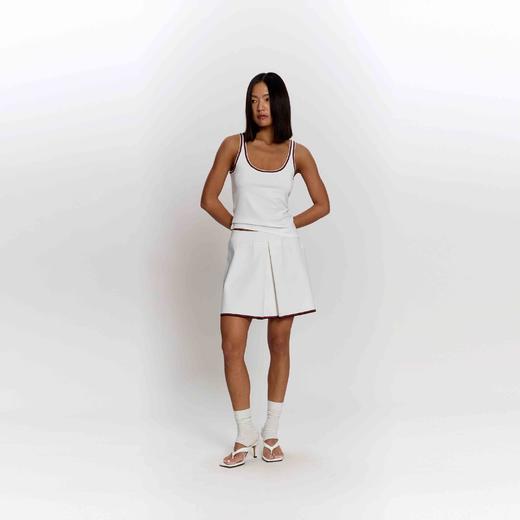 针织撞色边背心 商品图0