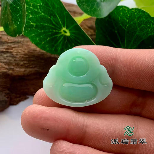 派瑞翡翠 翡翠佛 糯种 飘翠 商品图2