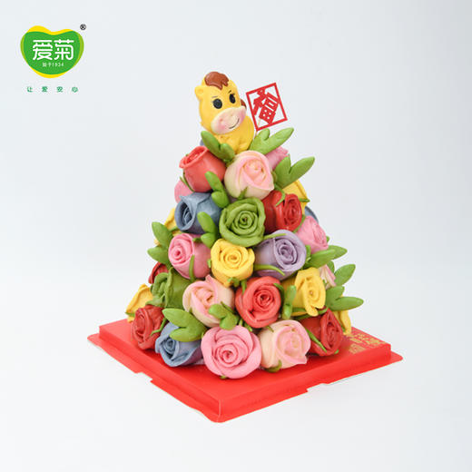 [爱菊花馍]金马踏花（10寸） 商品图1