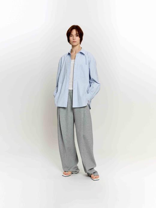 条纹宽松衬衫 商品图0