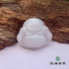 派瑞翡翠 翡翠佛 糯种 白色 商品缩略图0