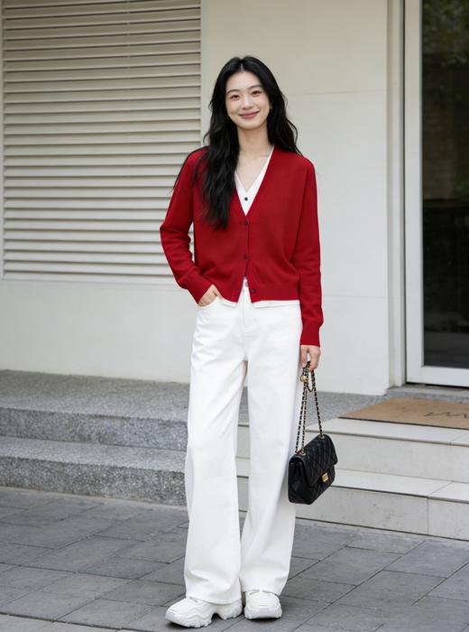 预售 臣禾	【三色牛仔裤】高腰直筒裤窄版阔腿裤	9261060175 商品图6