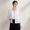 EITIE爱特爱轻薄透气白色清爽简约短款舒适休闲外套2026夏季新款B2603202 商品缩略图3