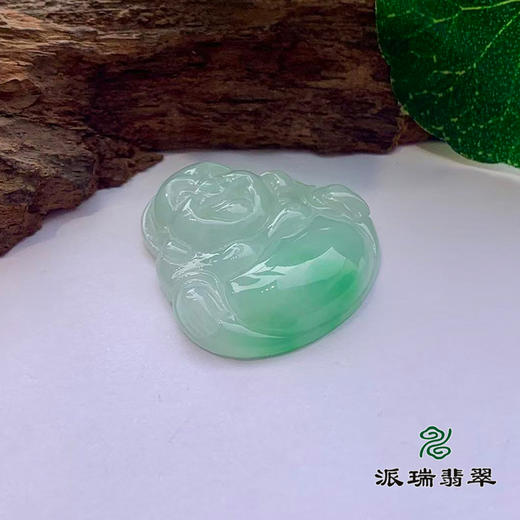 派瑞翡翠 翡翠佛 糯种 飘翠 商品图3