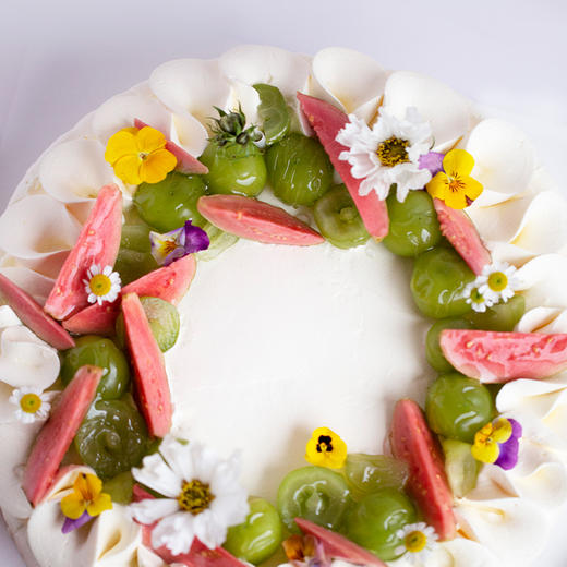 「卓卓高」TableCake｜「春风送暖 · 好日子」芭乐青提味圆桌糕 商品图2