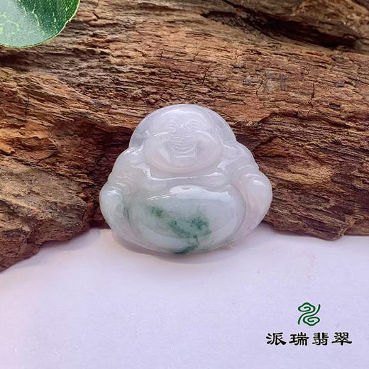 派瑞翡翠 翡翠佛 糯种 飘翠 商品图0