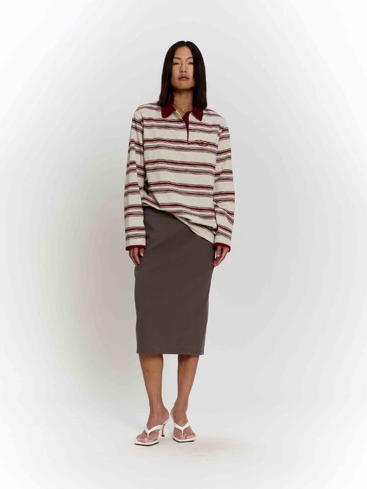 合体卫衣中长裙 商品图0