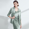 EITIE爱特爱夏季新款气质干练修身薄款七分袖收腰西装外套27803507 商品缩略图3