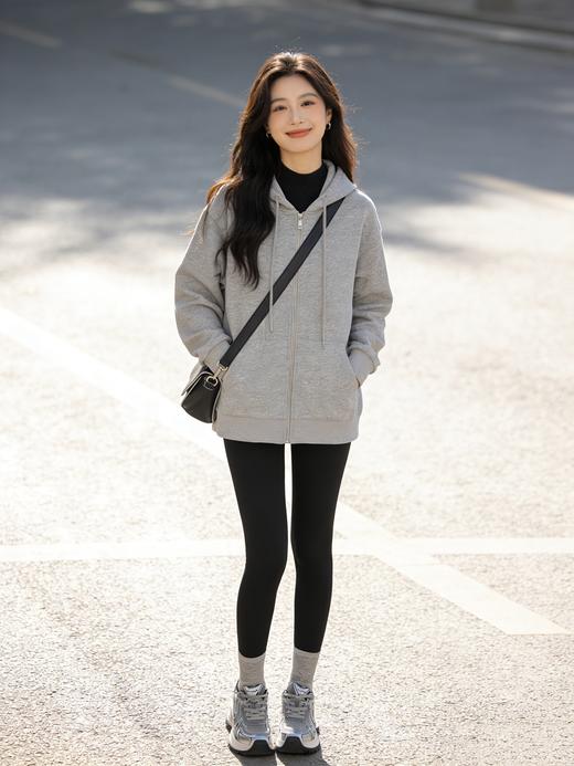 现货 臣禾	【三好卫衣】连帽休闲拉链外套	9261010275 商品图8