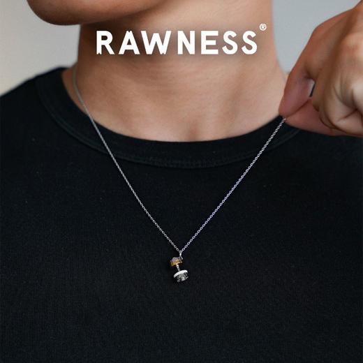 Rawness/契健 迷你杠铃白瓷项链 商品图4