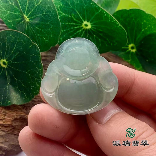 派瑞翡翠 翡翠佛 糯冰种 油青 商品图2