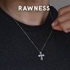 Rawness/契健 星芒梯形钻/花瓣马眼钻 十字项链 商品缩略图5
