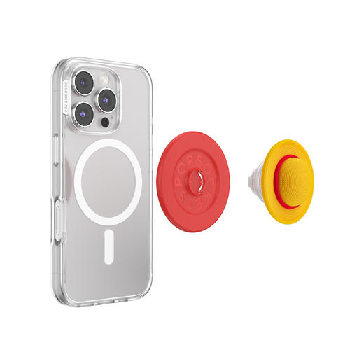 【奇航之心】草帽的誓言·MagSafe圆啪嗒 泡泡骚 x ONE PIECE MAGSAFE磁吸手机气囊支架 Round圆啪嗒系列 黄色 异形 商品图3