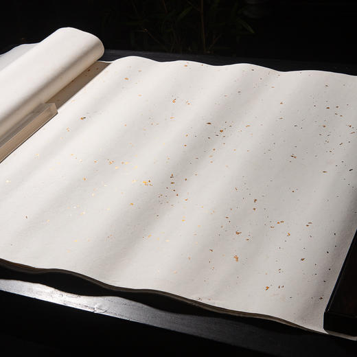 70-80年代安徽十竹斋制洒金笺（白色，一卷25张） 商品图7