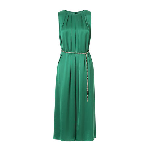 EITIE爱特爱法式优雅气质百褶收腰无袖连衣裙夏新款8207937 商品图5