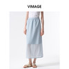 VIMAGE纬漫纪2026夏季新款时尚百搭显瘦松紧腰半身裙V2506207 商品缩略图5