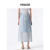 VIMAGE纬漫纪2026夏季新款时尚百搭显瘦松紧腰半身裙V2506207 商品缩略图4